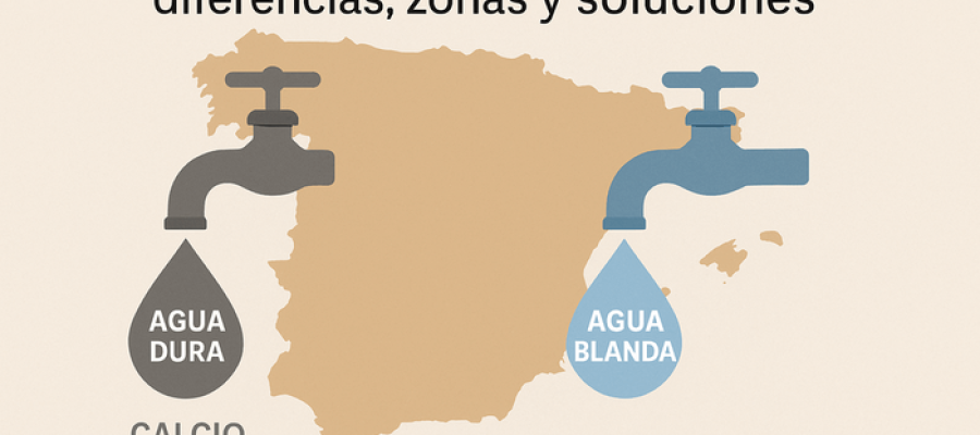 agua dura y blanda